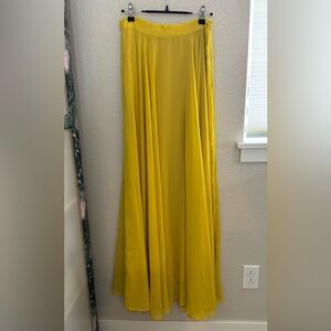 Full Maxi Skirt - Yellow